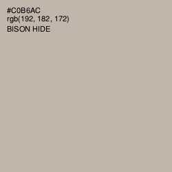 #C0B6AC - Bison Hide Color Image
